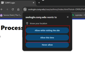Allow SSO